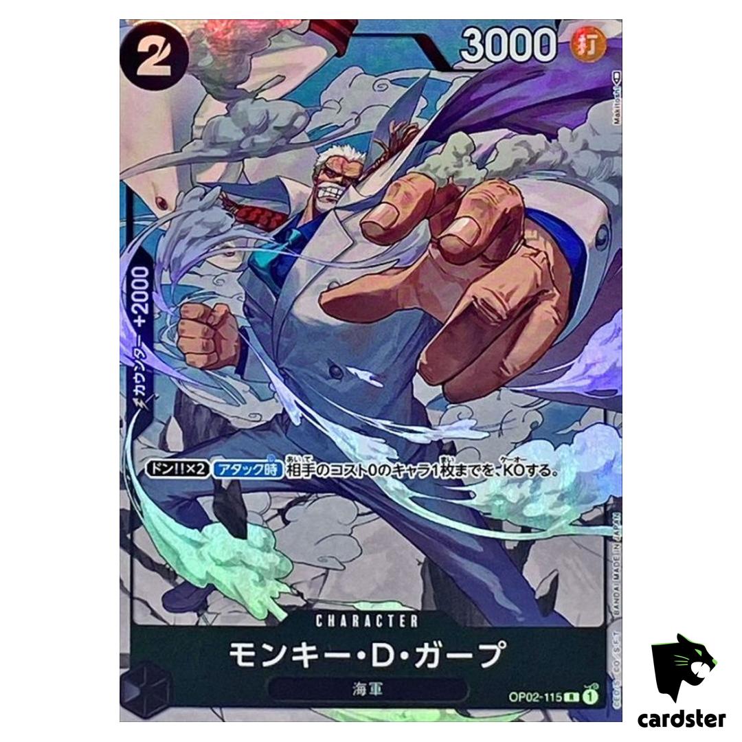 Monkey D Garp R OP02-115 [PAR] Parallel ONE PIECE Card Japan Paramount War
