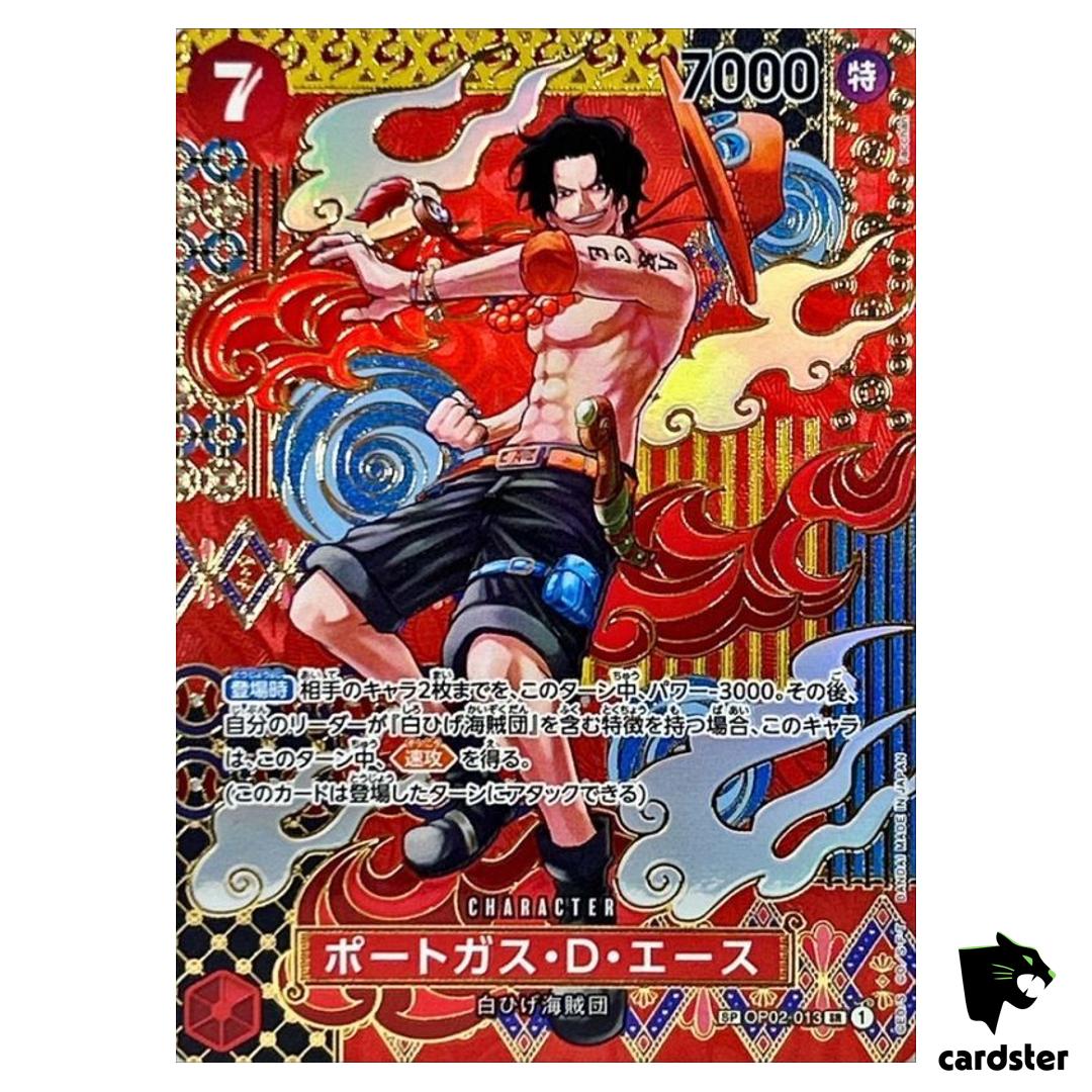 Portgas D. Ace SR OP02-013 [SP PAR] Parallel Two Legends OP08 One Piece