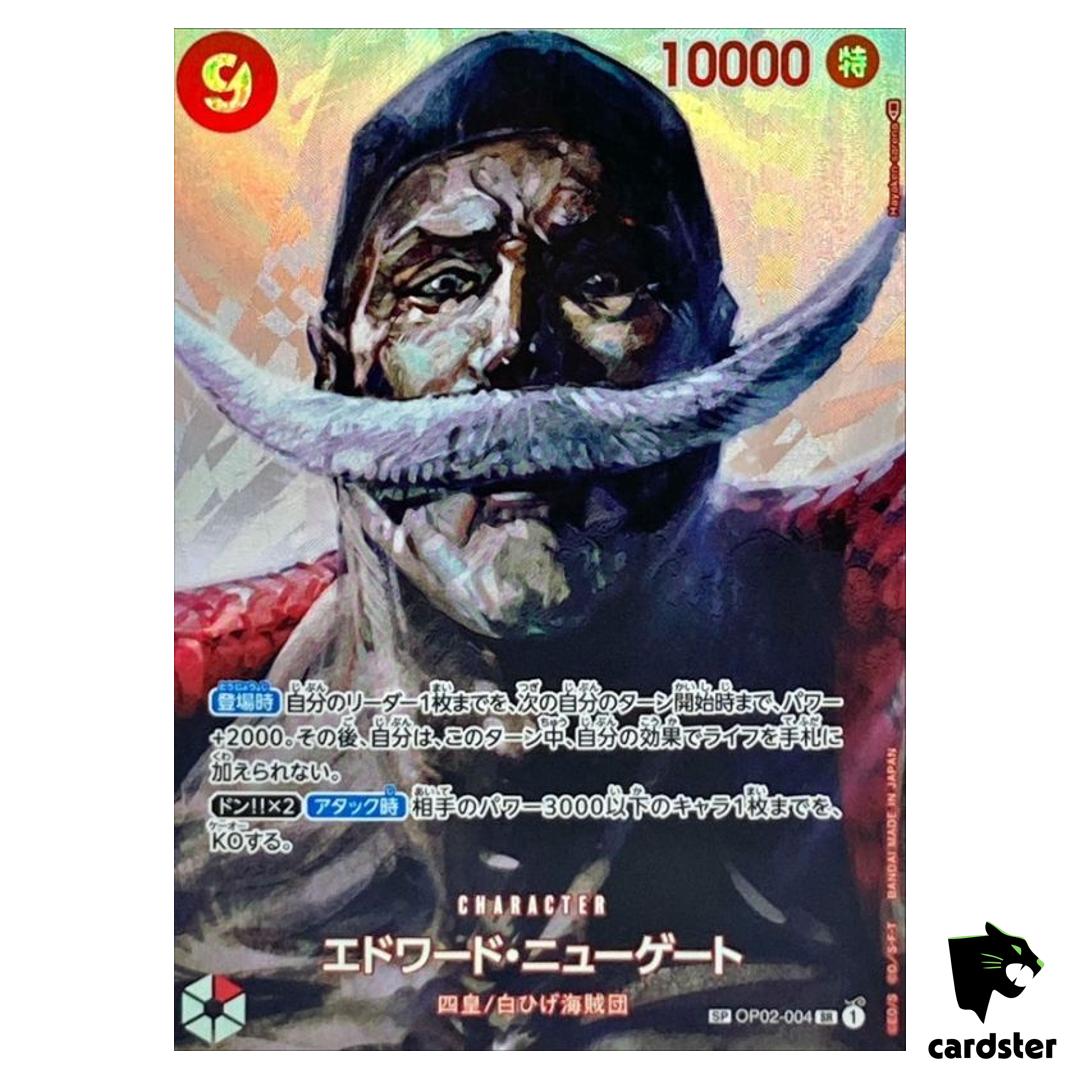Edward Newgate OP02-004 [SP PAR] Parallel SR OP04 Kingdom Intrigue One Piece