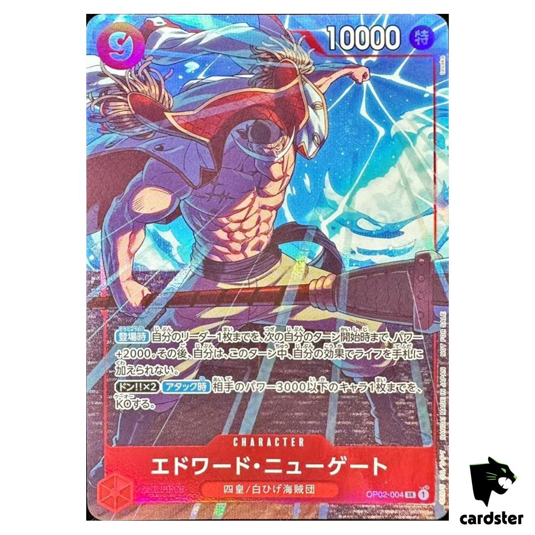Edward Newgate OP02-004 SR [PAR] Promotion Pack Ex Vol. 1 One Piece Japanese
