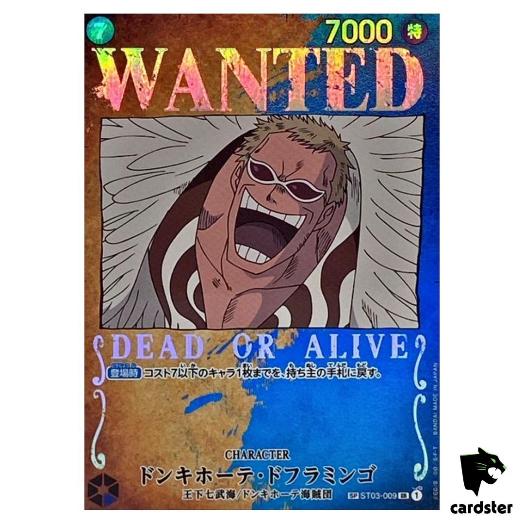 Donquixote Doflamingo WANTED SR ST03-009 [SP PAR] Parallel OP03 One Piece