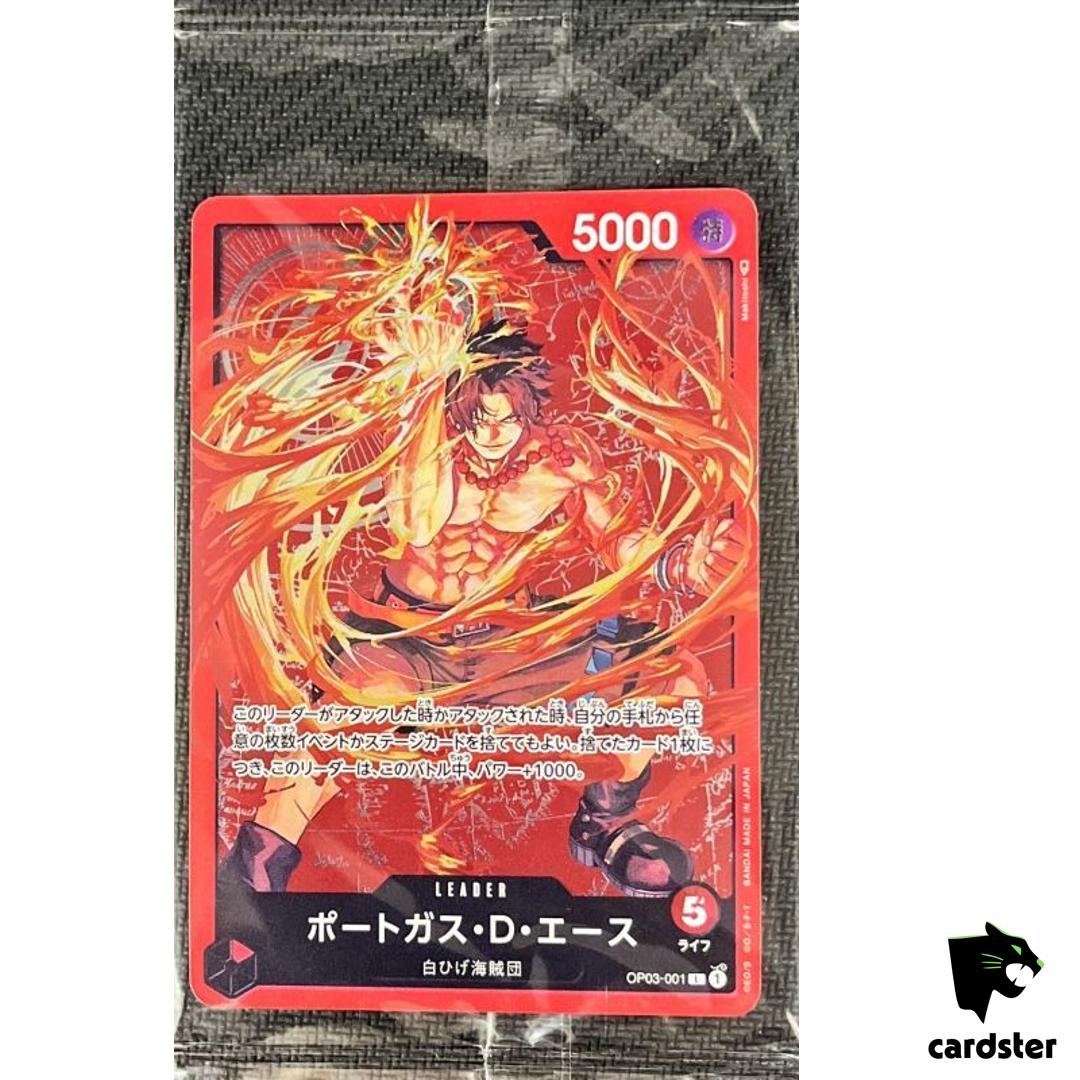 [SEALED] Portgas D Ace L OP03-001 [PAR] Championship PROMO One Piece