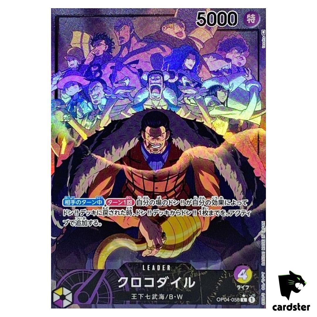 Crocodile L OP04-058 [PAR] Parallel Kingdoms of Intrigue OP-04 One Piece