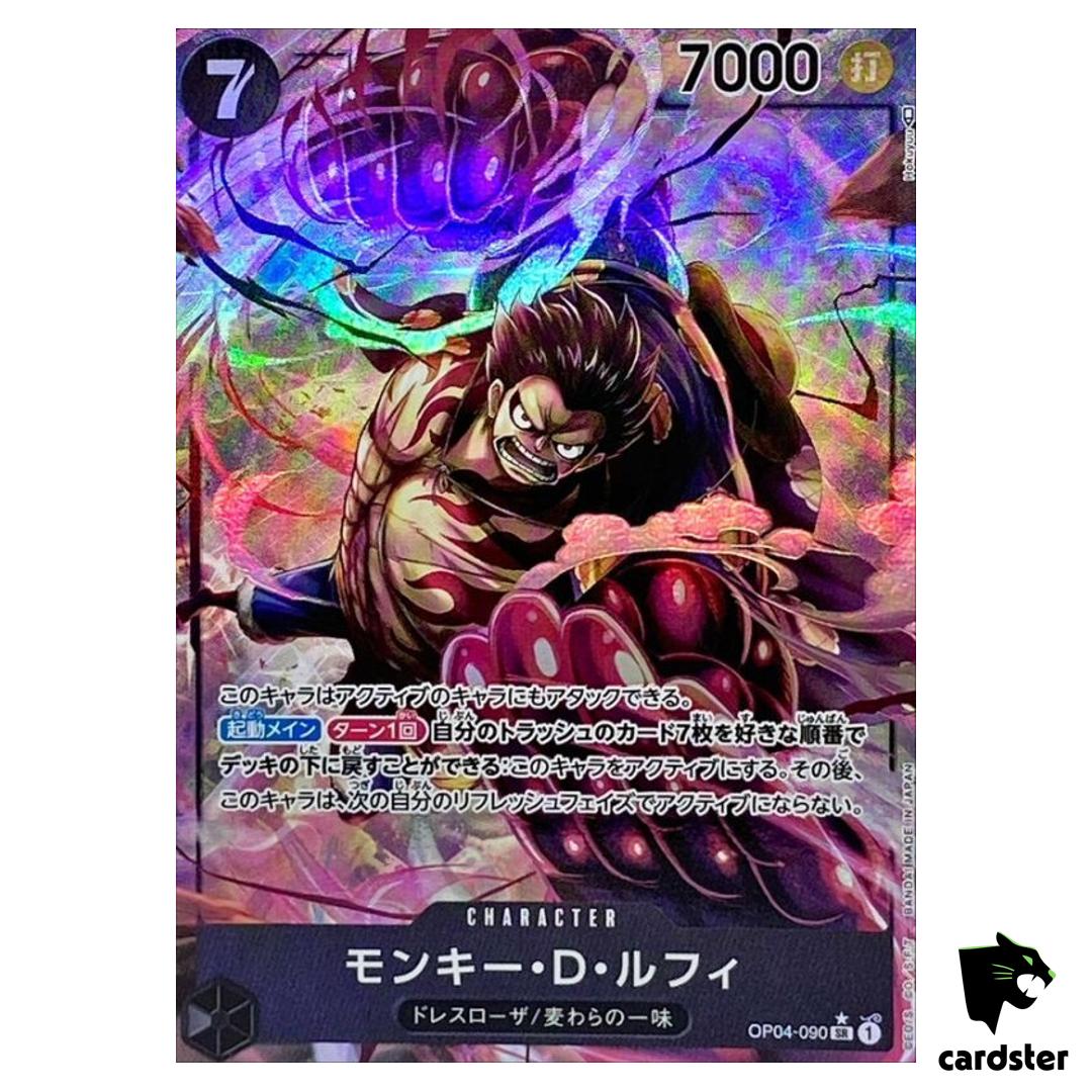 Monkey D Luffy OP04-090 [PAR] Parallel SR Kingdoms of Intrigue One Piece