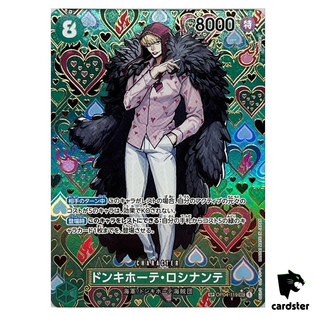 Donquixote Rosinante SEC OP04-119 OP09 [SP PAR] Emperors New World One Piece