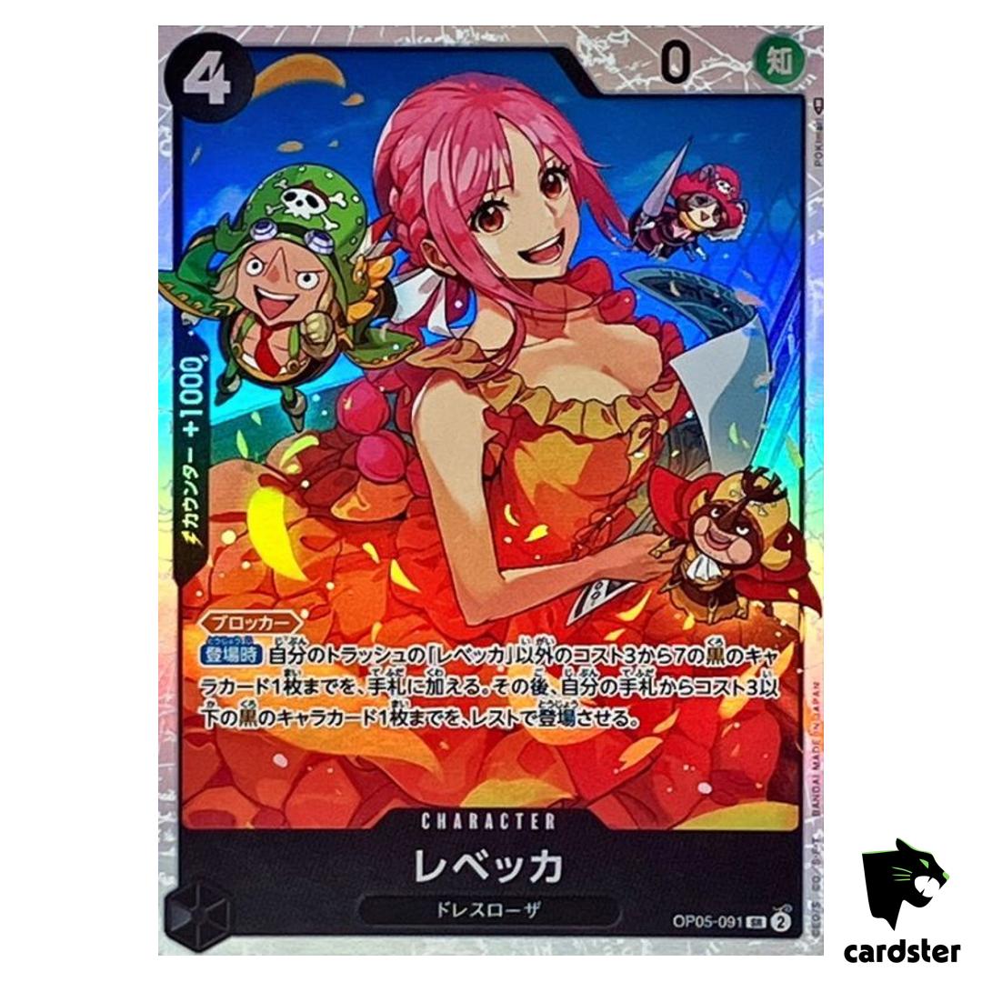 Rebecca OP05-091 SR Awakening of The New Era OP-05 One Piece Card