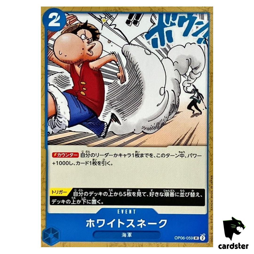 White Snake OP06-059 UC OP-06 Wings of Captain One Piece Card Japan