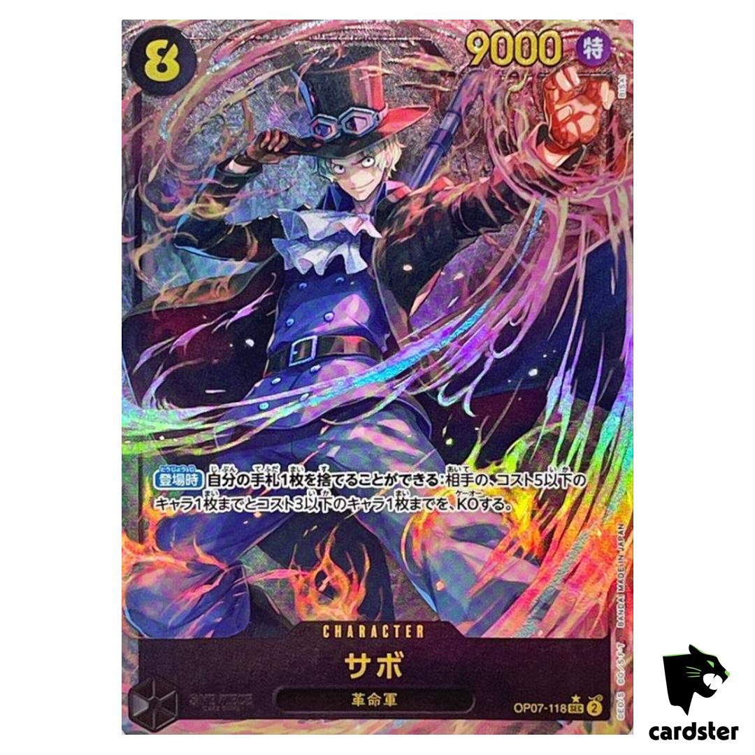 Sabo OP07-118 [PAR] Parallel SEC 500 Years in the Future One Piece Card