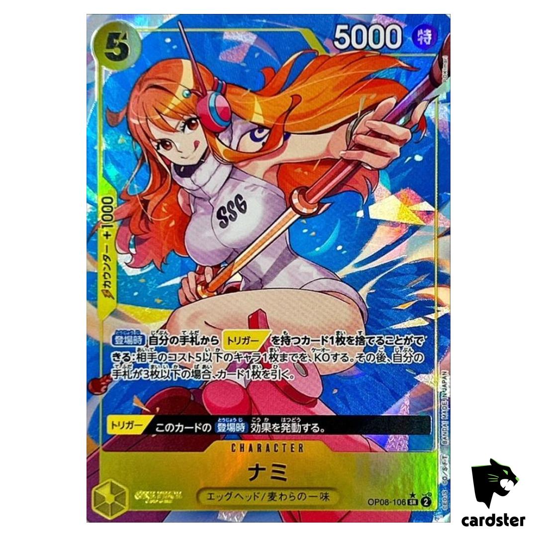Nami SR OP08-106 [PAR] Two Legends One Piece Japanese