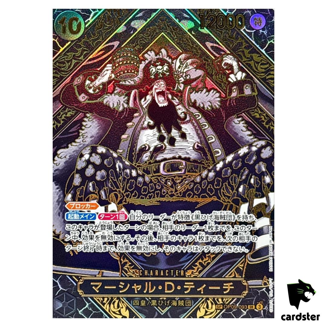 Marshall D Teach OP09-093 [3rd Anniv Gold PAR OP12] Legacy Master One Piece