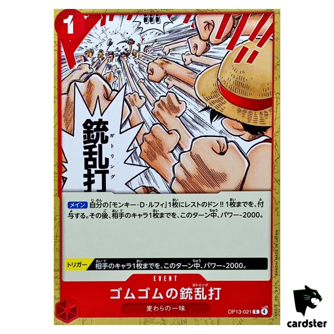 Gum-Gum Gatling Gun C OP13-021 Carrying on His Will One Piece Japanese
