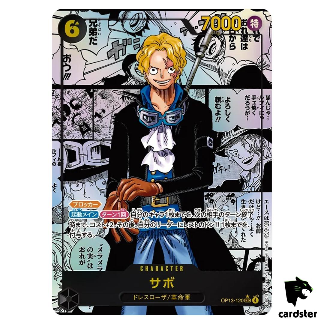 Sabo SEC OP13-120 [Comic PAR] Carrying on His Will One Piece Japanese