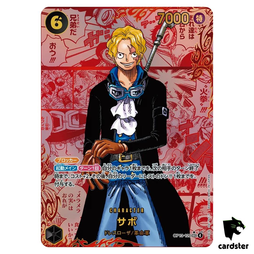 Sabo SEC OP13-120 [Red Comic PAR] Carrying on His Will One Piece Japanese
