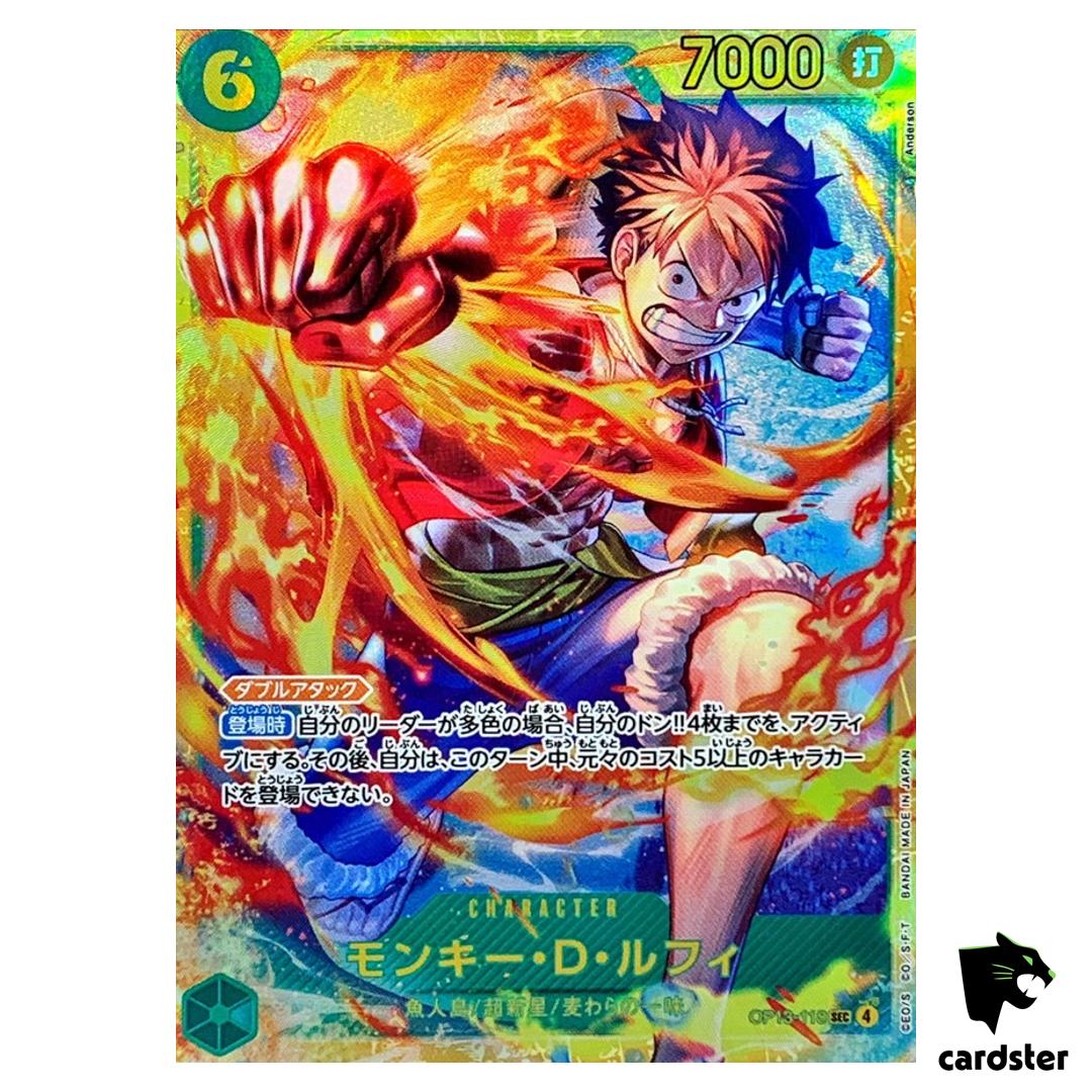 Monkey D Luffy SEC OP13-118 Carrying on His Will One Piece Japanese