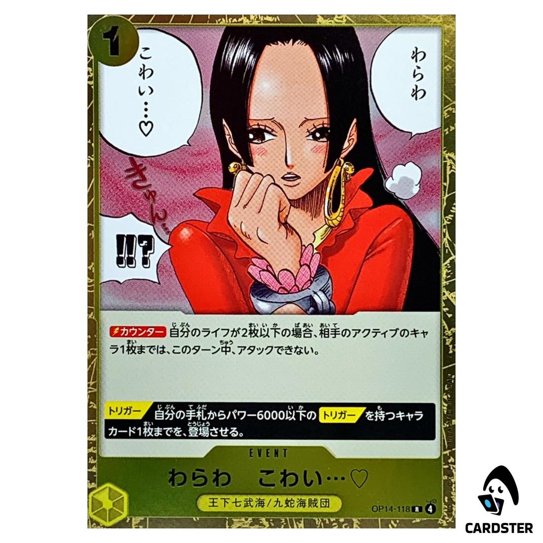 You ll Frighten Me… R OP14-118 The Azure Sea’s Seven One Piece Japanese