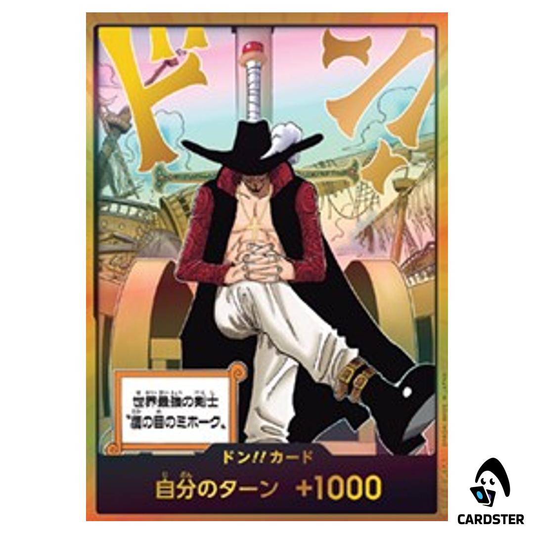 DON!! Card Hawk-eyes Mihawk OP14 [Gold] Azure Sea’s Seven One Piece Japanese