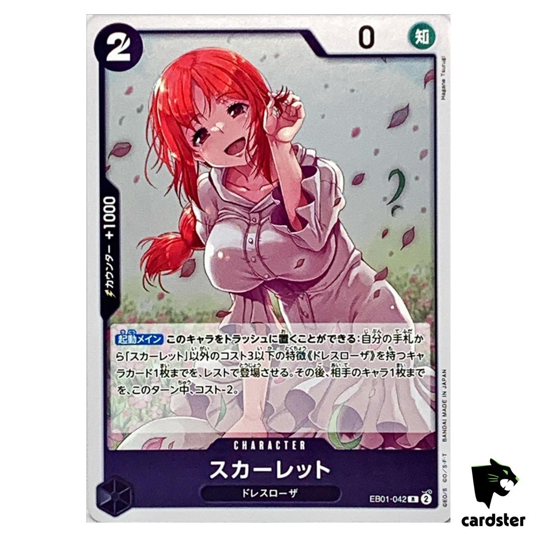 Scarlett R EB01-042 Extra Booster Memorial Collection One Piece Card Japan