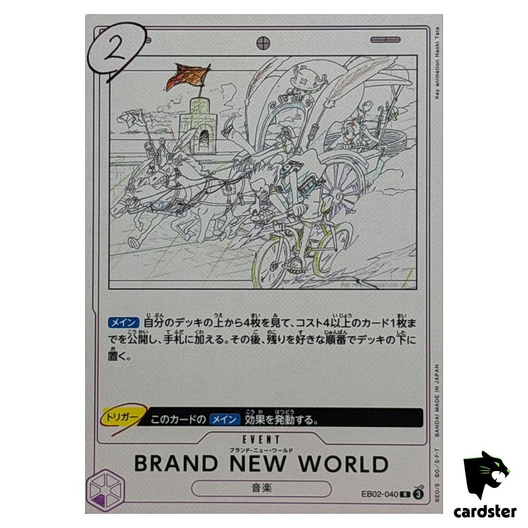 BRAND NEW WORLD R EB02-040 Anime 25th collection One Piece Japanese