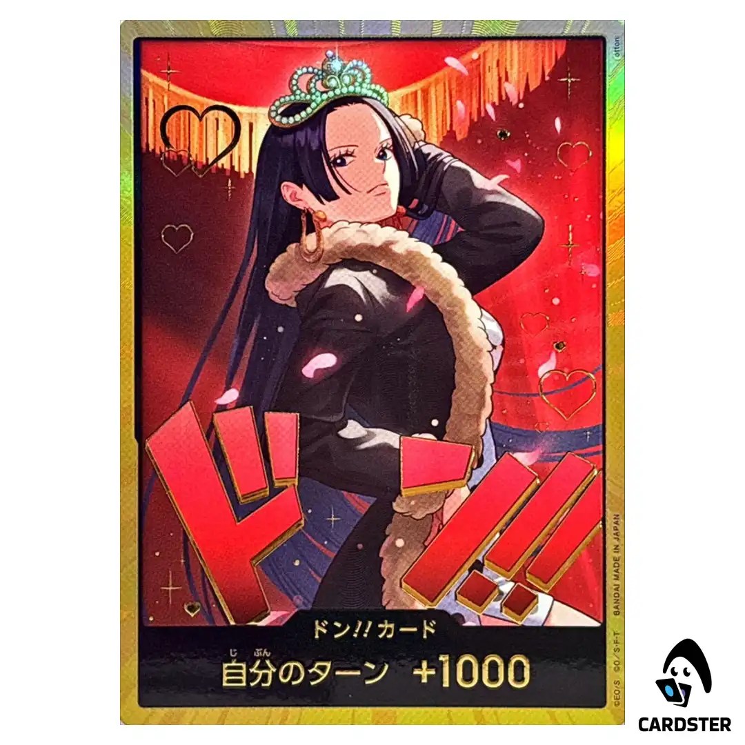 Boa Hancock  DON!! EB03 [GOLD] EXTRA BOOSTER ONE PIECE Heroines Edition JP