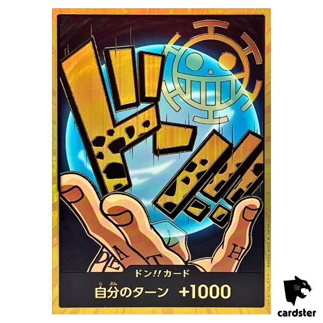 DON Card Trafalger D. Water Law PRB-01 [Gold Frame] THE BEST One Piece JP