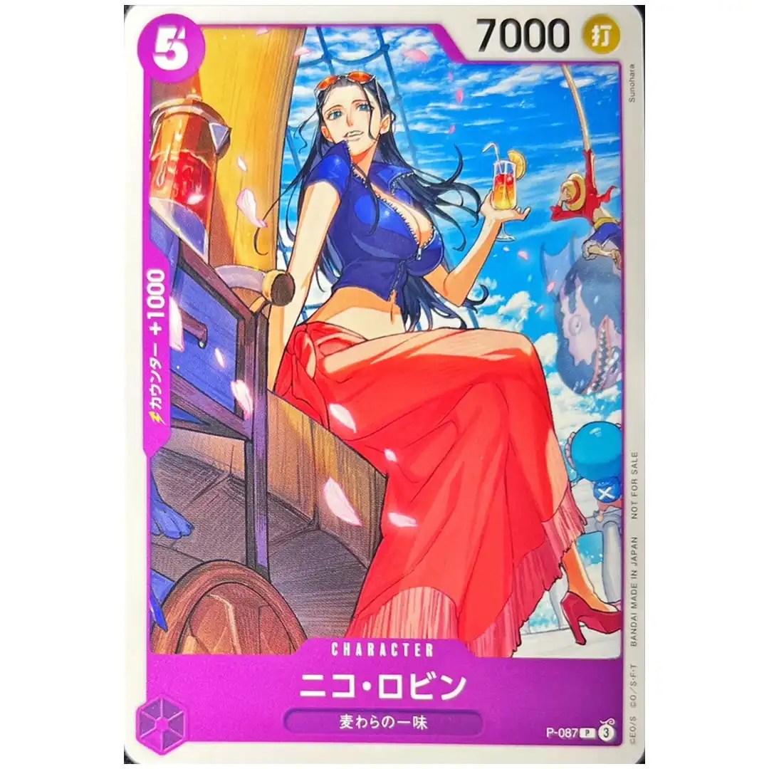 Nico Robin P P-087 Meeting Event Version ONE PIECE Card Japanese