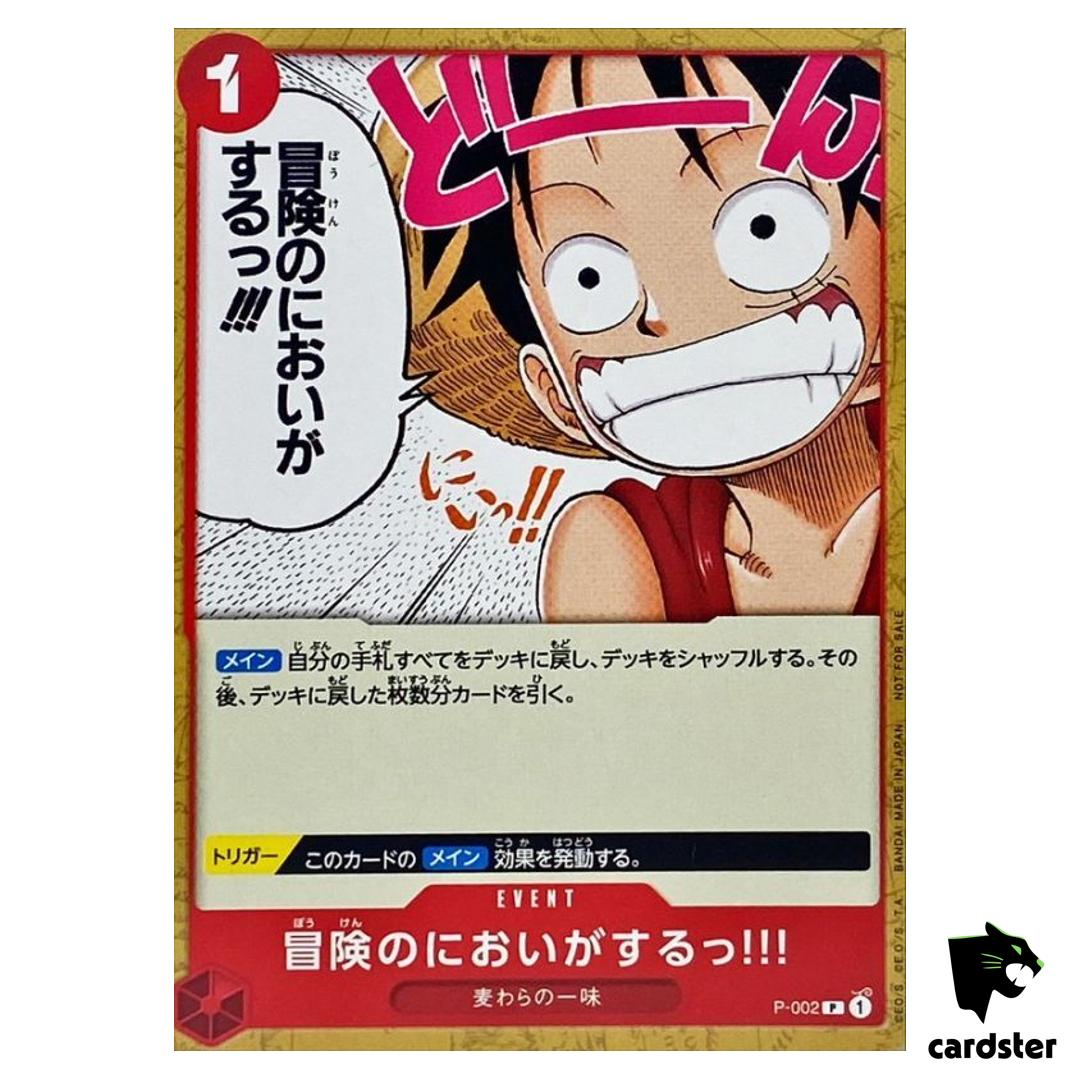 Monkey D. Luffy P-002 Promo Promotion Pack Vol 1 Japan ONE PIECE Card