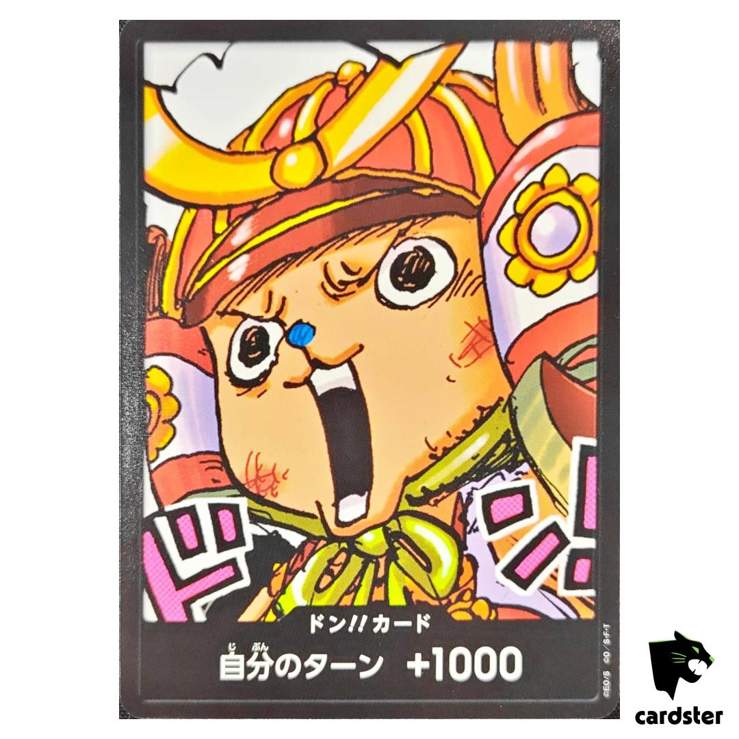 DON Card General Shogun Tony Chopper [PROMO] Saikyo Jump 4/2025 ONE PIECE