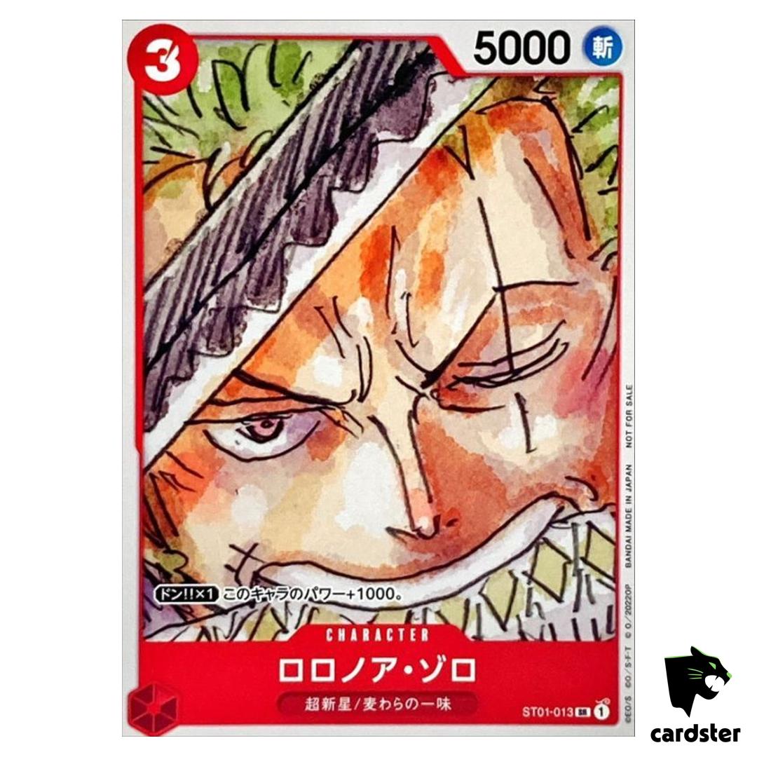 Roronoa Zoro ST01-013 SR [PAR] Parallel Film RED Finale Set One Piece Card