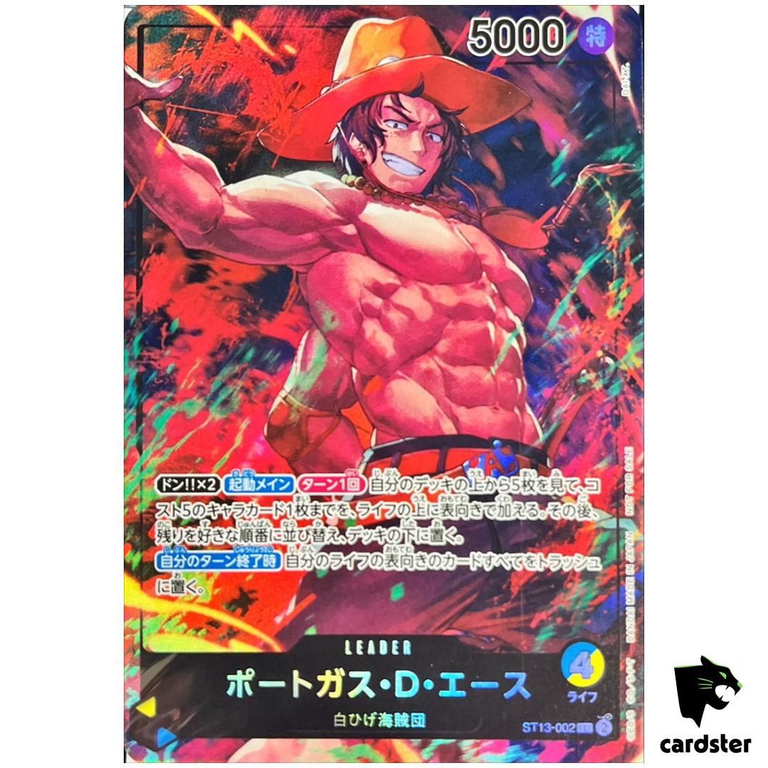 [SEALED] Portgas D. Ace L ST13-002 Promo Seven Eleven One Piece Japanese