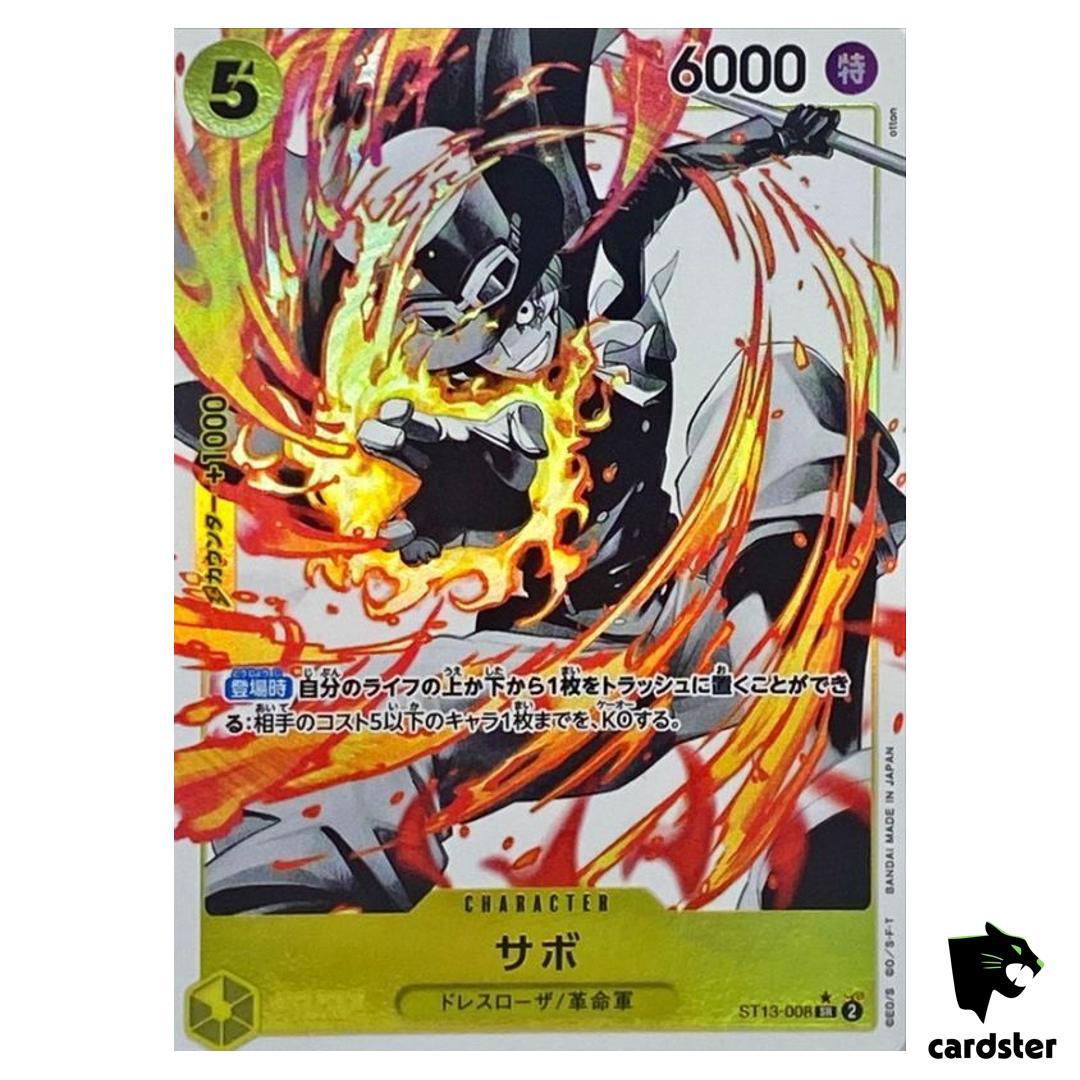 Sabo ST13-008 [PAR] Parallel SR The Three Brothers Bond One Piece Card Japan