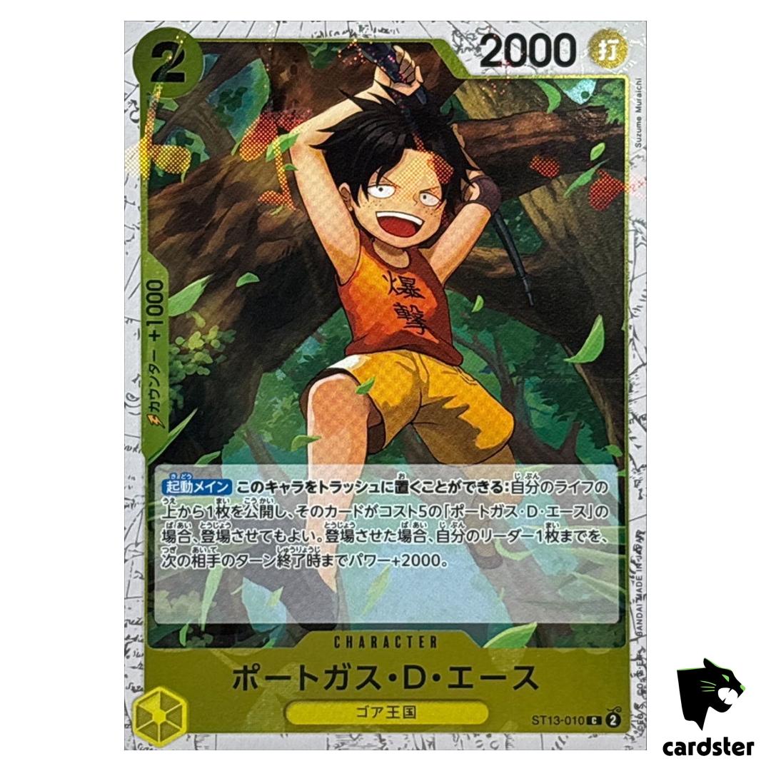 Portgas D Ace C ST13-010 PRB-02 [Foil] THE BEST vol.2 One Piece Japanese