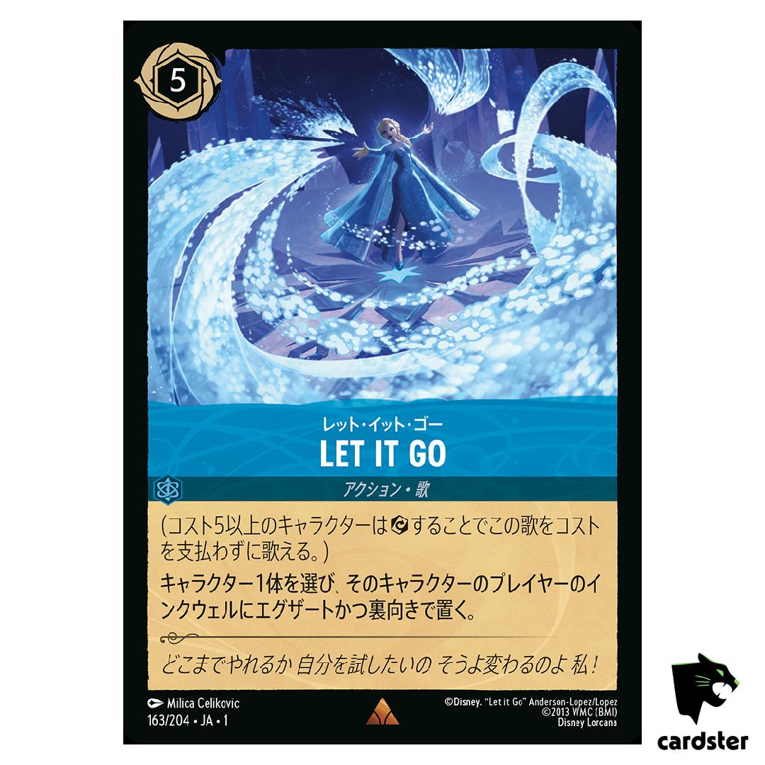 Let It Go R 163/204 JA-1 [Foil] The First Chapter Disney Lorcana Japanese