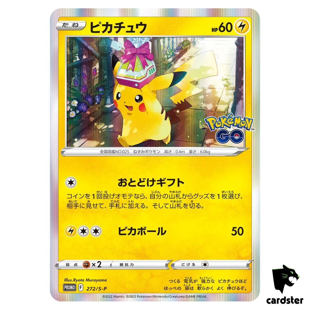 Pikachu PROMO 272/S-P s10b Pokemon GO Japanese Pokemon Card