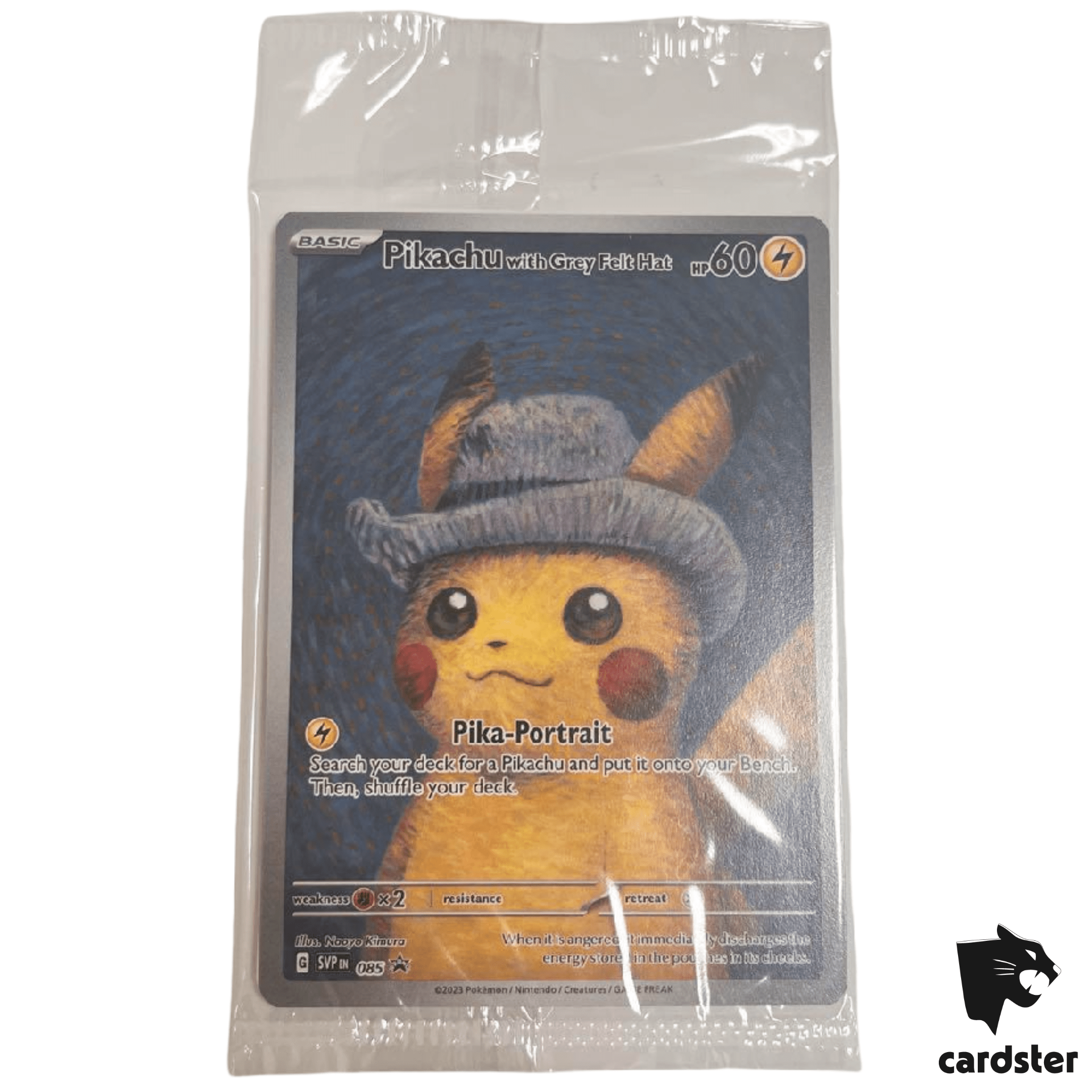 [SEALED English] Pikachu with Grey Felt Hat [P] 085/SV-P EN PROMO Pokemon