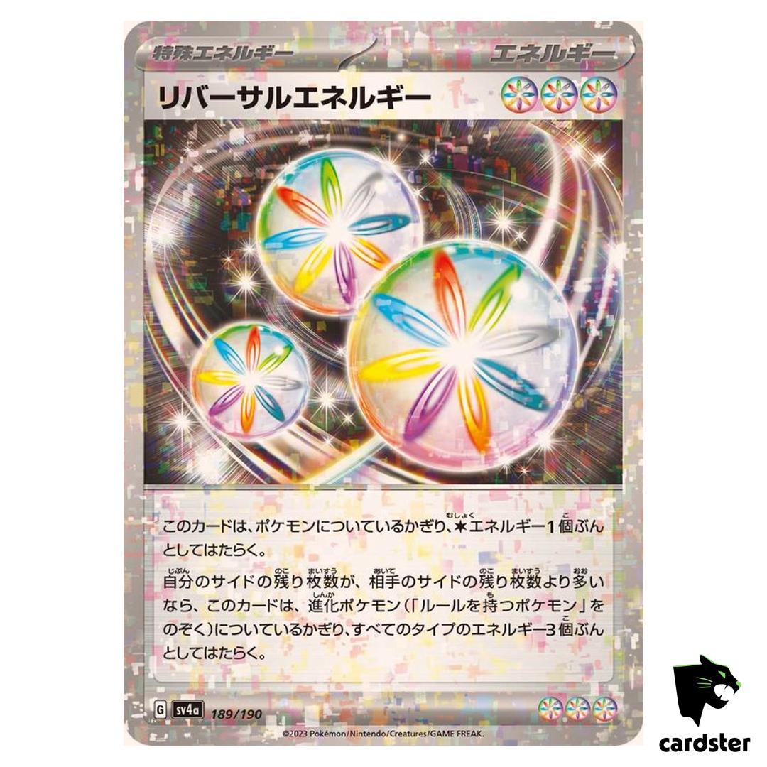 Reversal Energy 189/190 Reverse Holo SV4a Shiny Treasure Pokemon Card