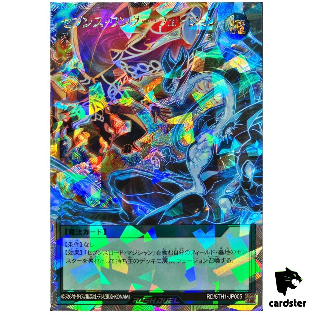 Sevens Wonder Fusion [Parallel] RD/5TH1-JP005 [ORR] Over Rush Yugioh Rush Duel
