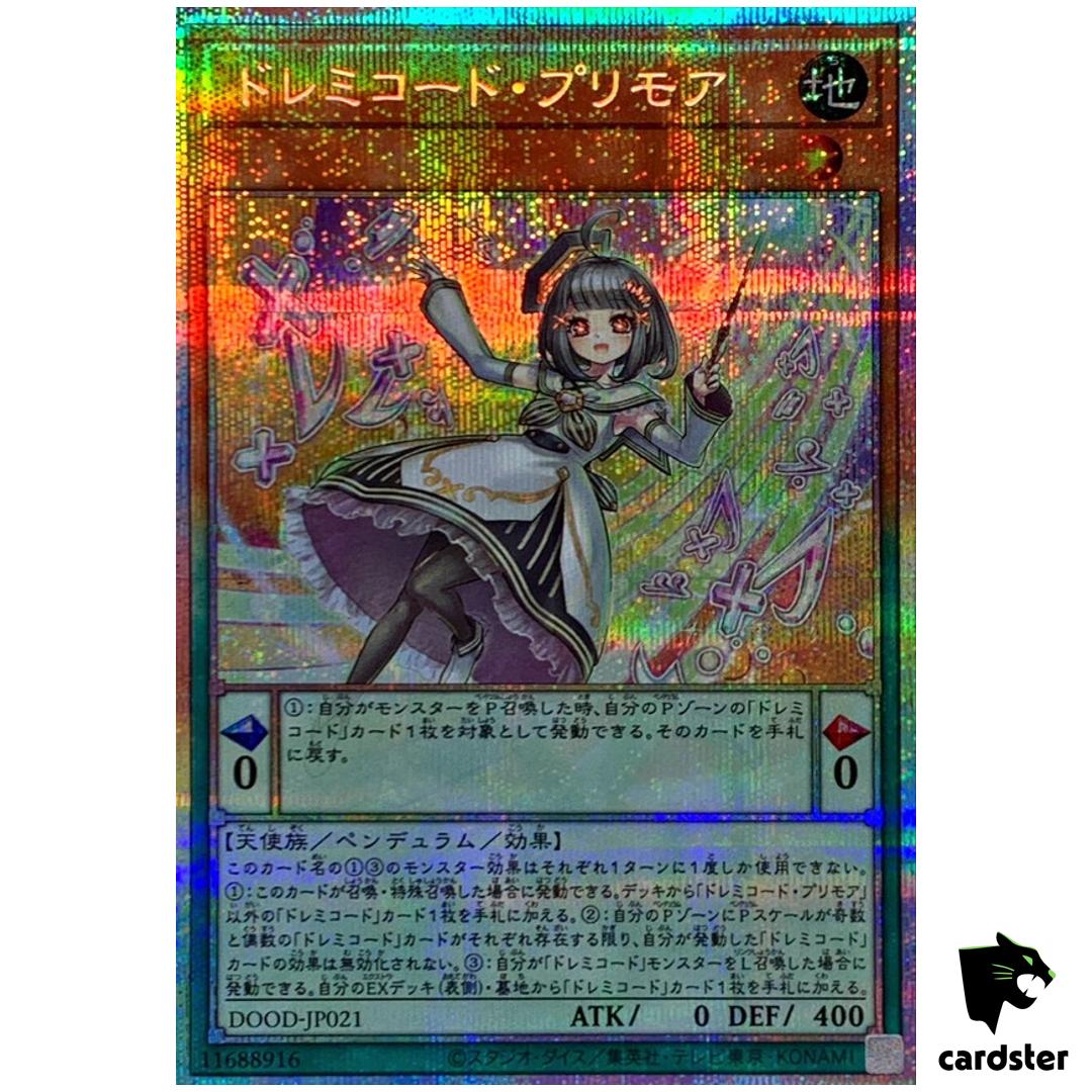 Solfachord Primoria DOOD-JP021 [PScR] Prismatic Secret Doom Dimension Yugioh