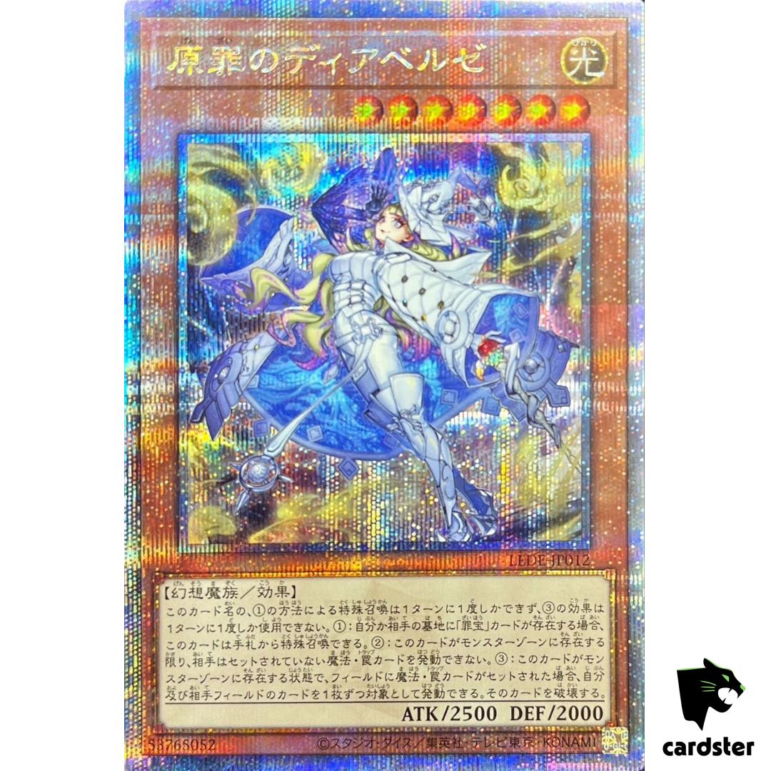 Diabellze of Original Sin LEDE-JP012 [QSrR] Quarter SEC Legacy Yugioh