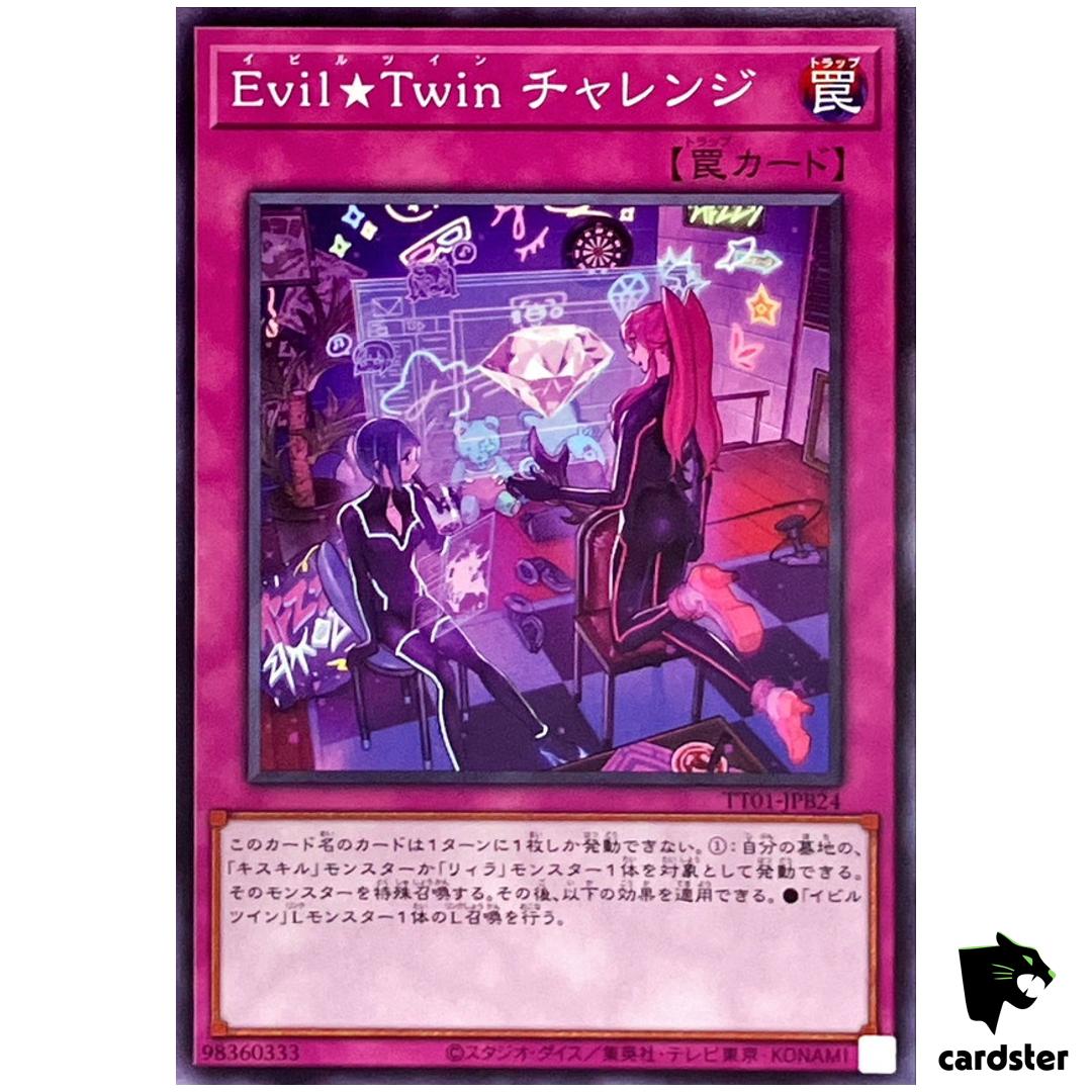 Evil Twin Challenge TT01-JPB24 [N] Tactical-Try Deck Yugioh Japanese