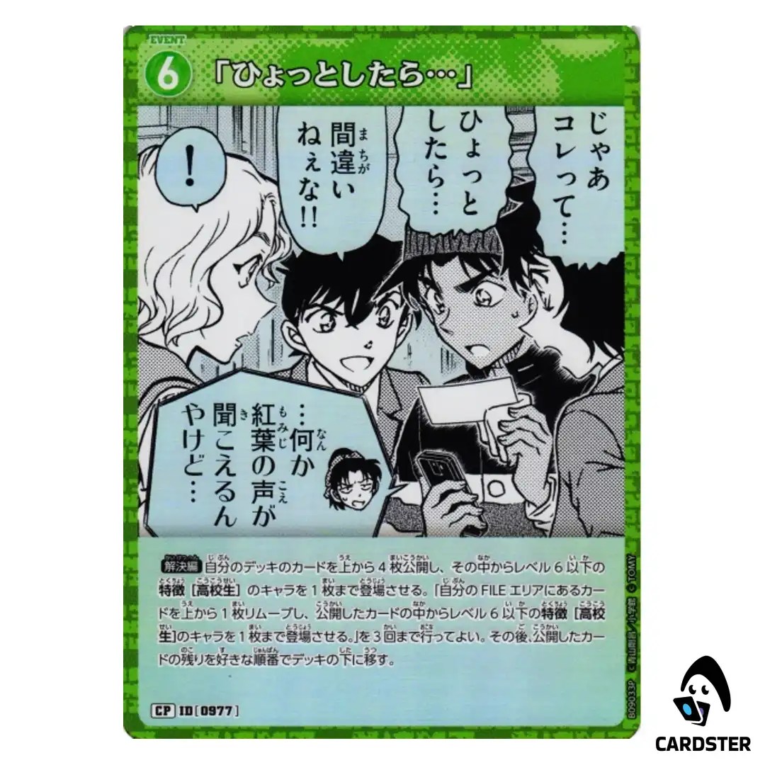Perhaps… C CT-P09 B09033 [PAR] Sparkle of the Gale DETECTIVE CONAN Japanese