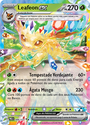 Leafeon ex 006/131 Stamp Leafeon ex 006/131 Stamp