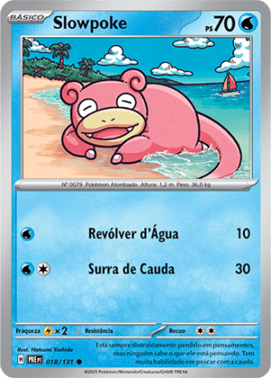Slowpoke 018/131 Poke Ball Foil Slowpoke 018/131 Poke Ball Foil
