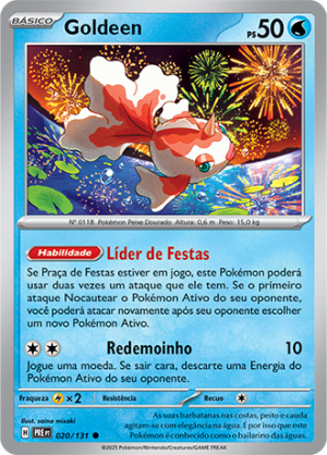 Goldeen 020/131 Poke Ball Foil Goldeen 020/131 Poke Ball Foil