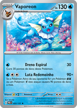 Vaporeon 022/131 Vaporeon 022/131