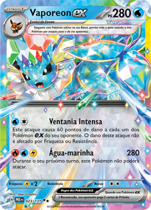 Vaporeon ex 023/131 Vaporeon ex 023/131