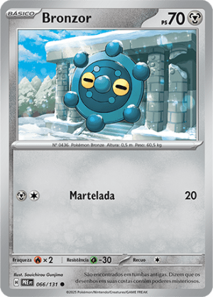 Bronzor 066/131 Poke Ball Foil Bronzor 066/131 Poke Ball Foil