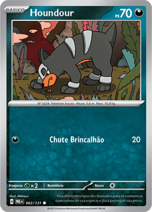 Houndour 062/131 Master Ball Foil Houndour 062/131 Master Ball Foil