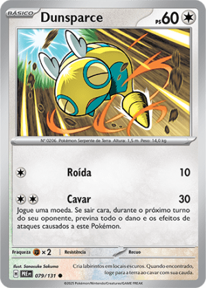 Dunsparce 079/131 Reverse Foil Dunsparce 079/131 Reverse Foil