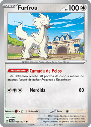 Furfrou 088/131 Master Ball Foil Furfrou 088/131 Master Ball Foil