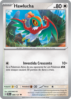 Hawlucha 089/131 Master Ball Foil Hawlucha 089/131 Master Ball Foil